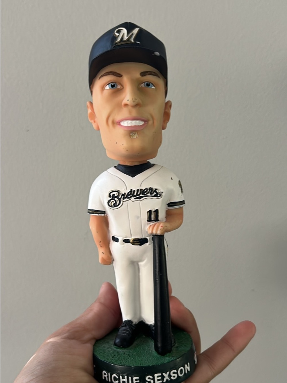 MLB Richie Sexson Brewers White and Black Richie Sexson Bobblehead